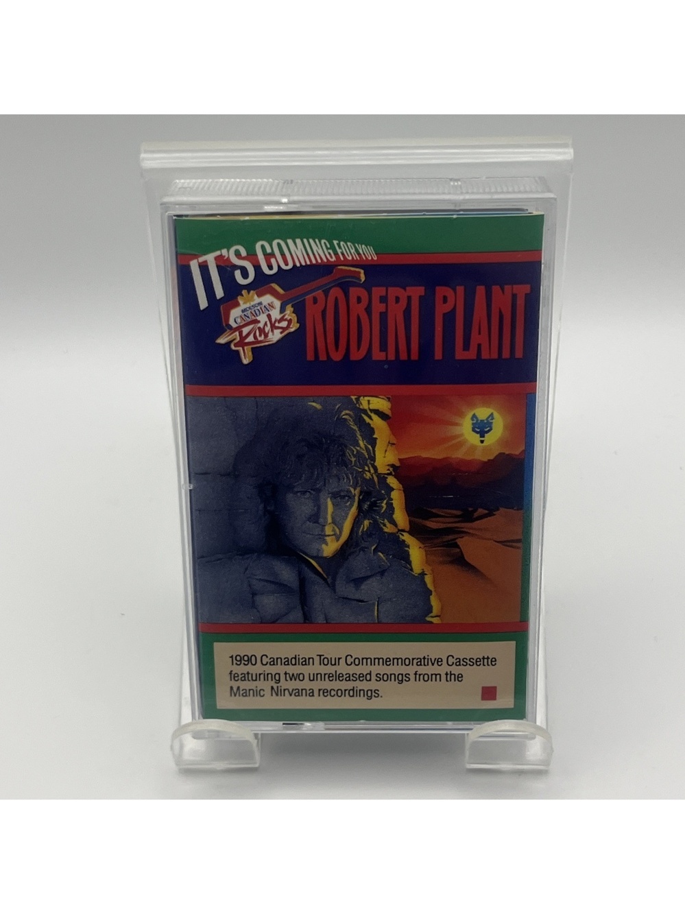 Robert Plant - Canadian Tour 1990 Cassette Tape - Tested Working Condition